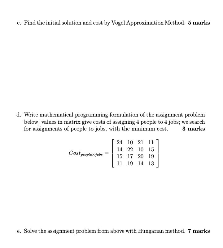 4. Transportation problem (TP). I 4. J K 3 2 L