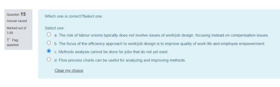 Which one is correct7Select one Question 15