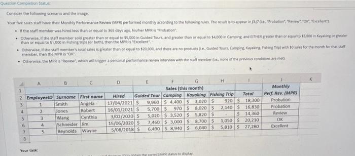 Question Completion Status Consider the following