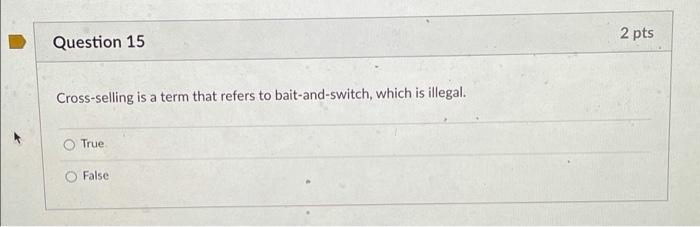 Question 5 2 pts Inventory management would be