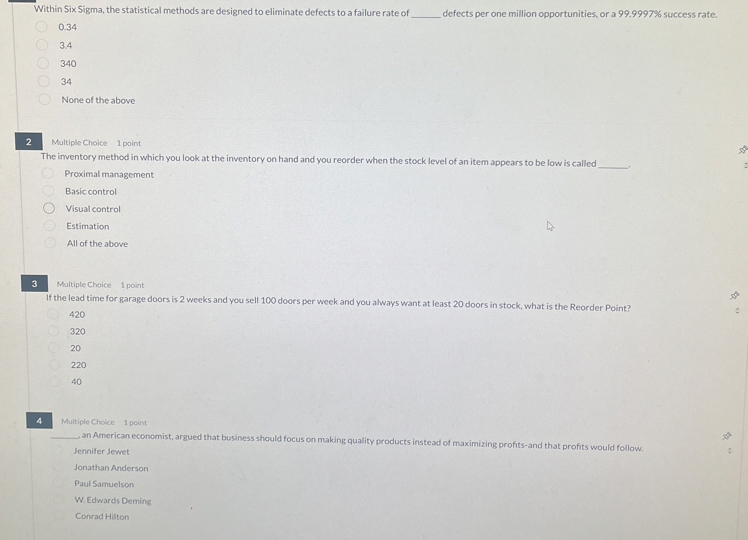 Within Six Sigma, the statistical methods are