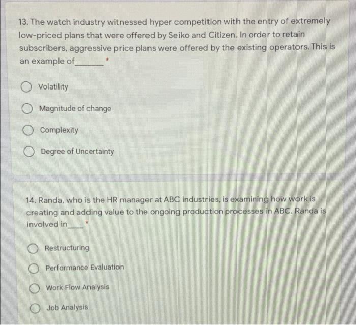 13. The watch industry witnessed hyper