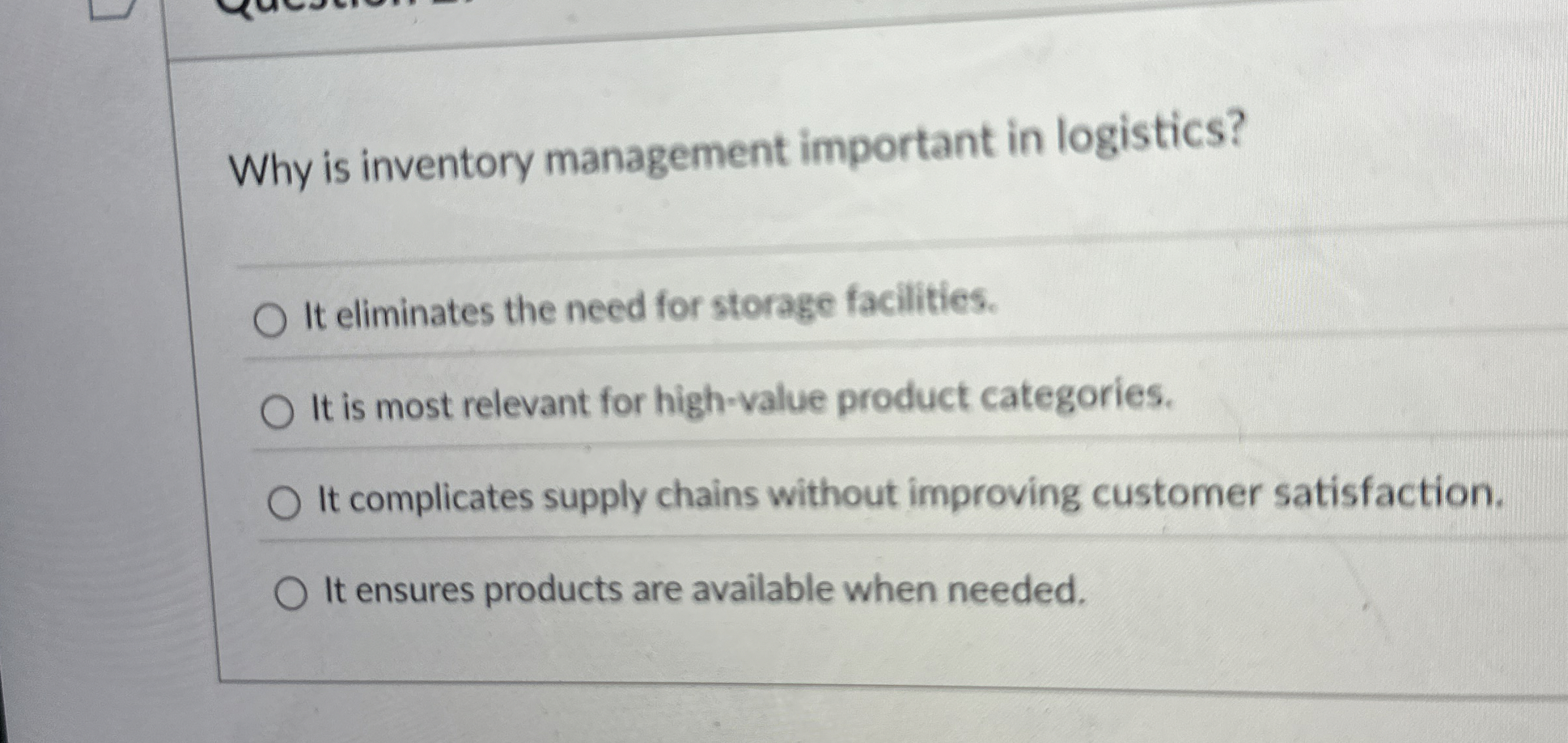 Why is inventory management important in
