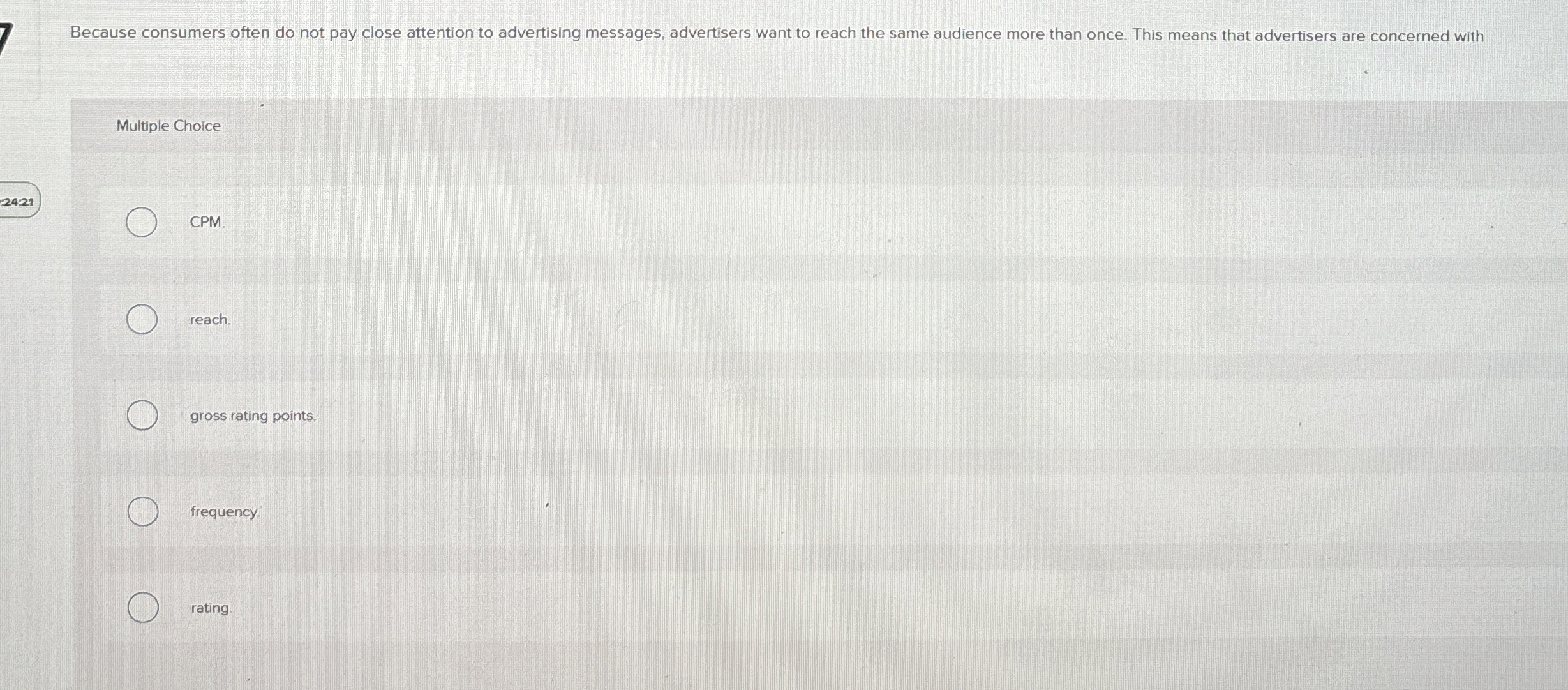 Because consumers often do not pay close