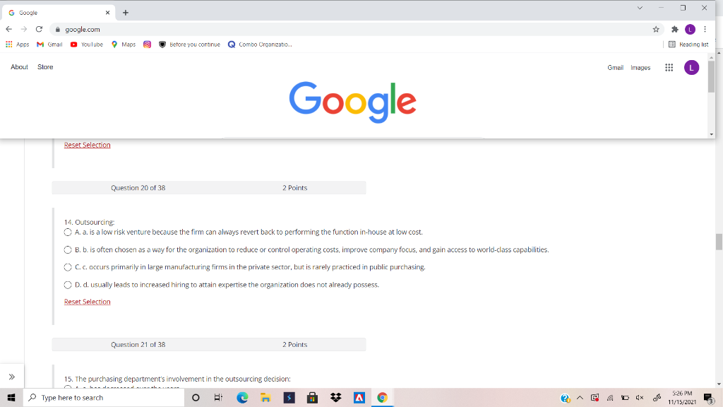 X G Google google.com Apps M Gmail YouTube Maps @
