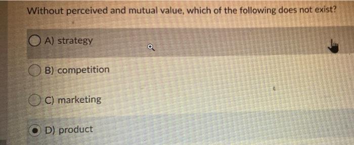 This question is from Marketing. Without