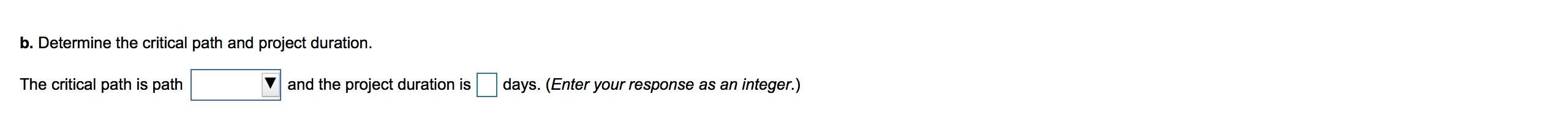 c. Calculate the slack for each activity. ( Enter