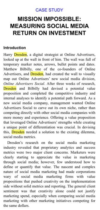 what would Dresden do to craft and finalize the