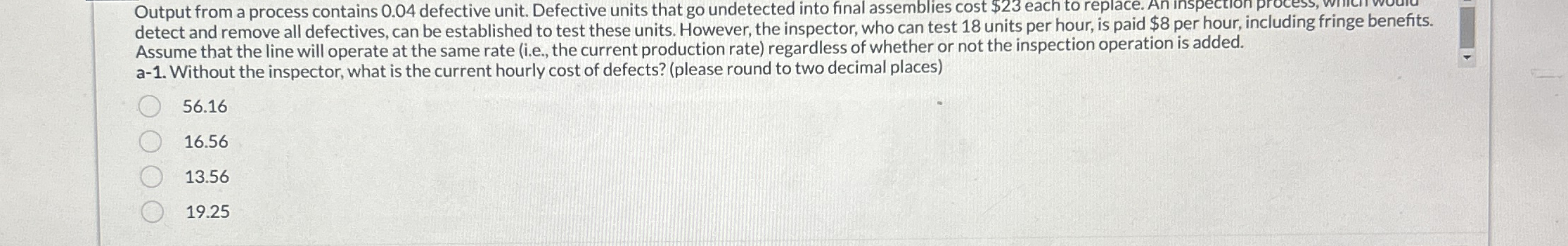 Output from a process contains 0 . 0 4 defective