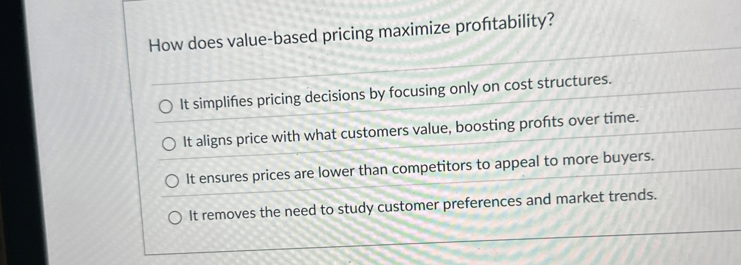 How does value - based pricing maximize