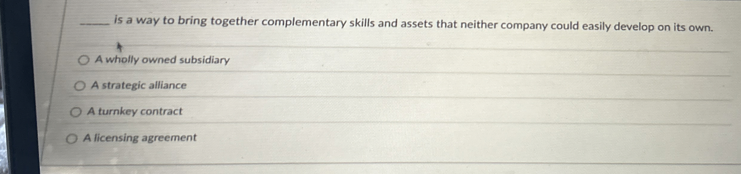 q , is a way to bring together complementary