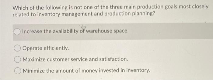 Which of the following is not one of the three