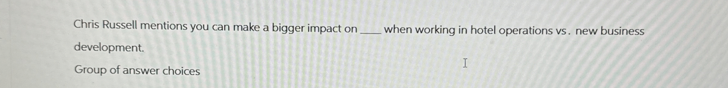 Chris Russell mentions you can make a bigger