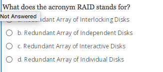 Which of the following statements best defines