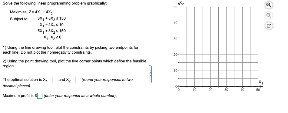 A 50- Q 40- LY Solve the following linear