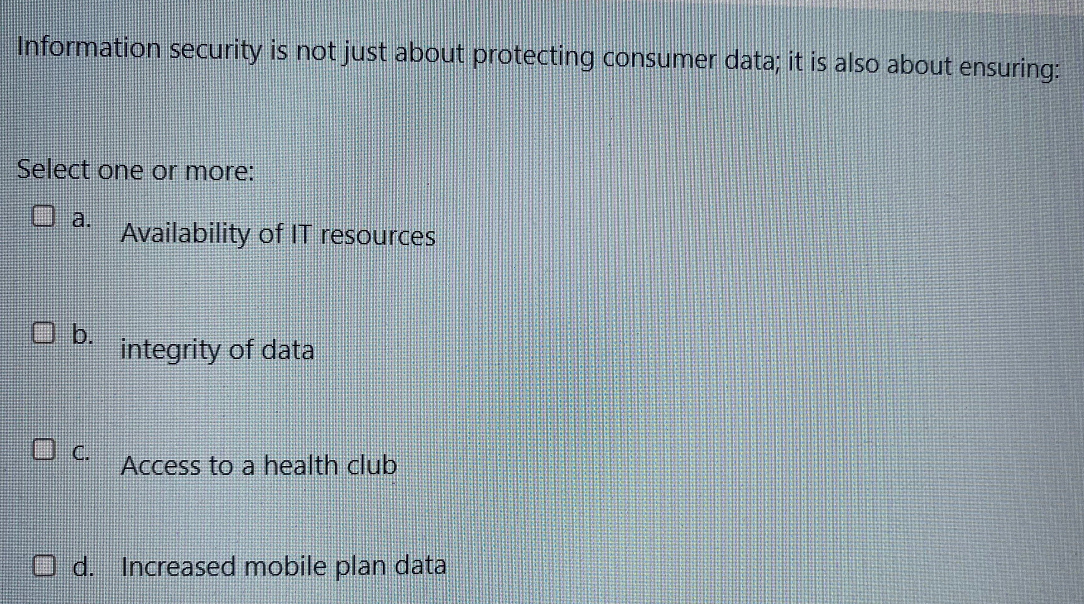 Information security is not just about protecting