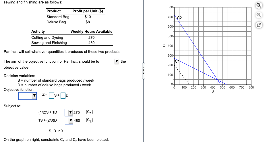 Q 800- sewing and finishing are as follows: