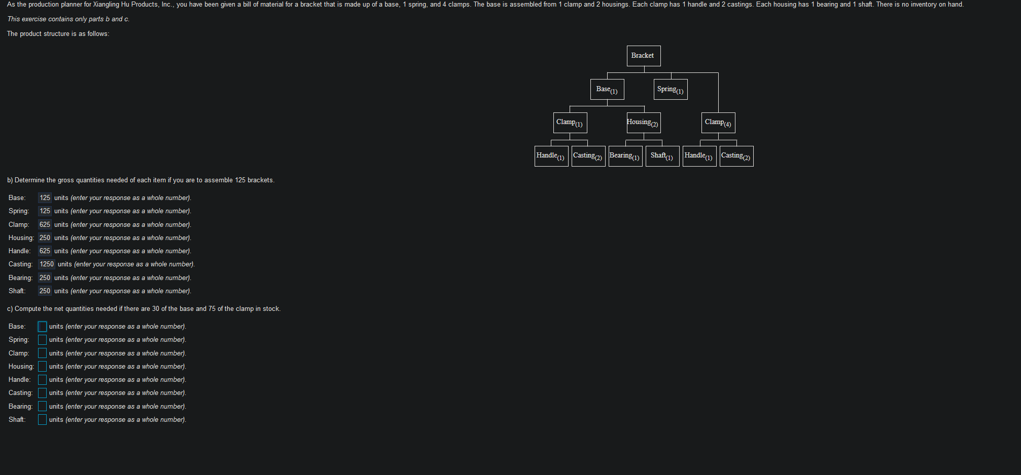 As the production planner for Xiangling Hu