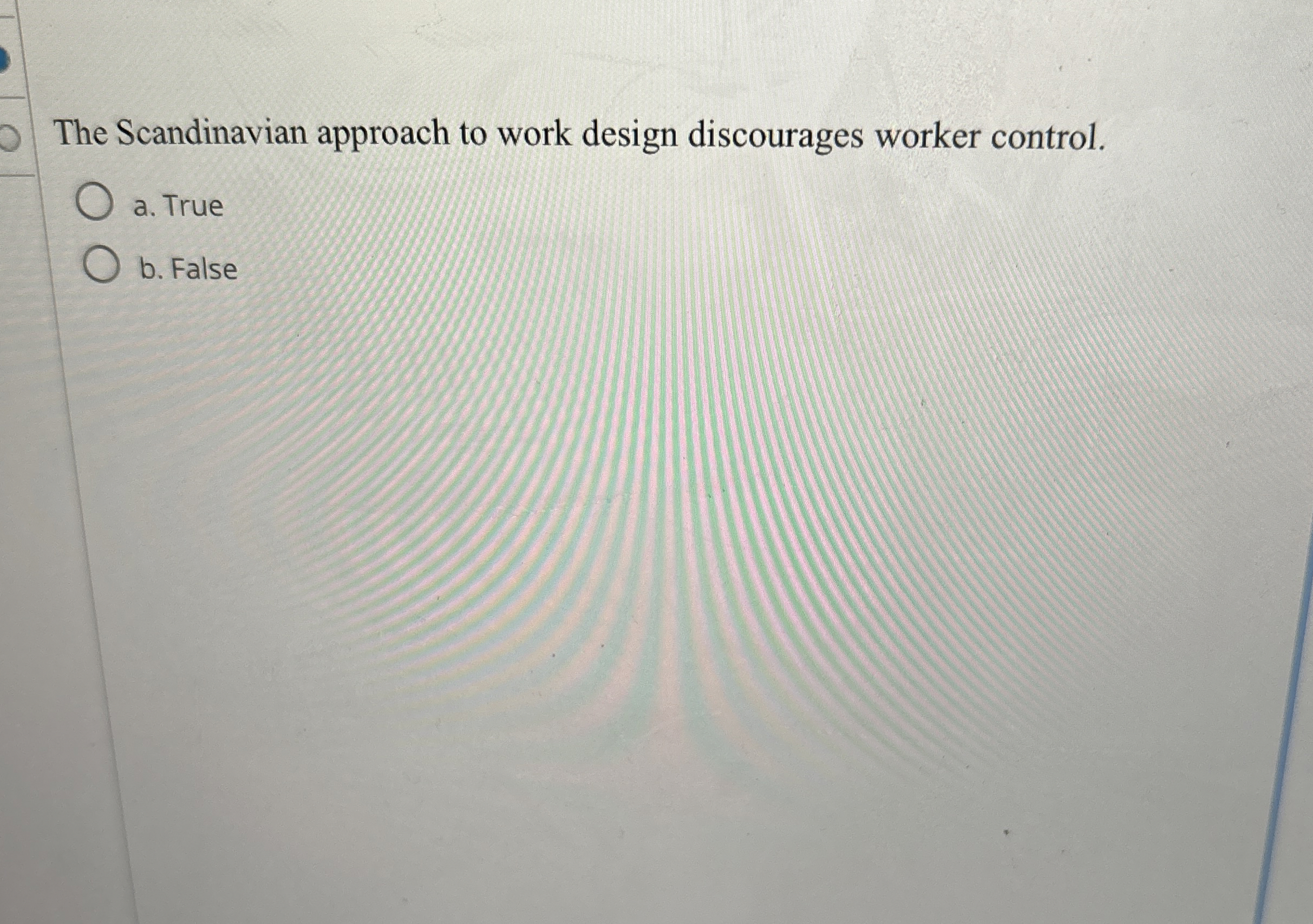 The Scandinavian approach to work design