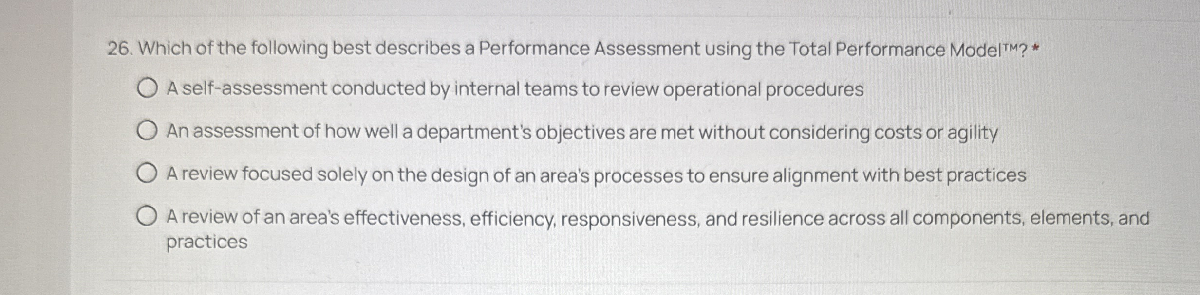 Which of the following best describes a