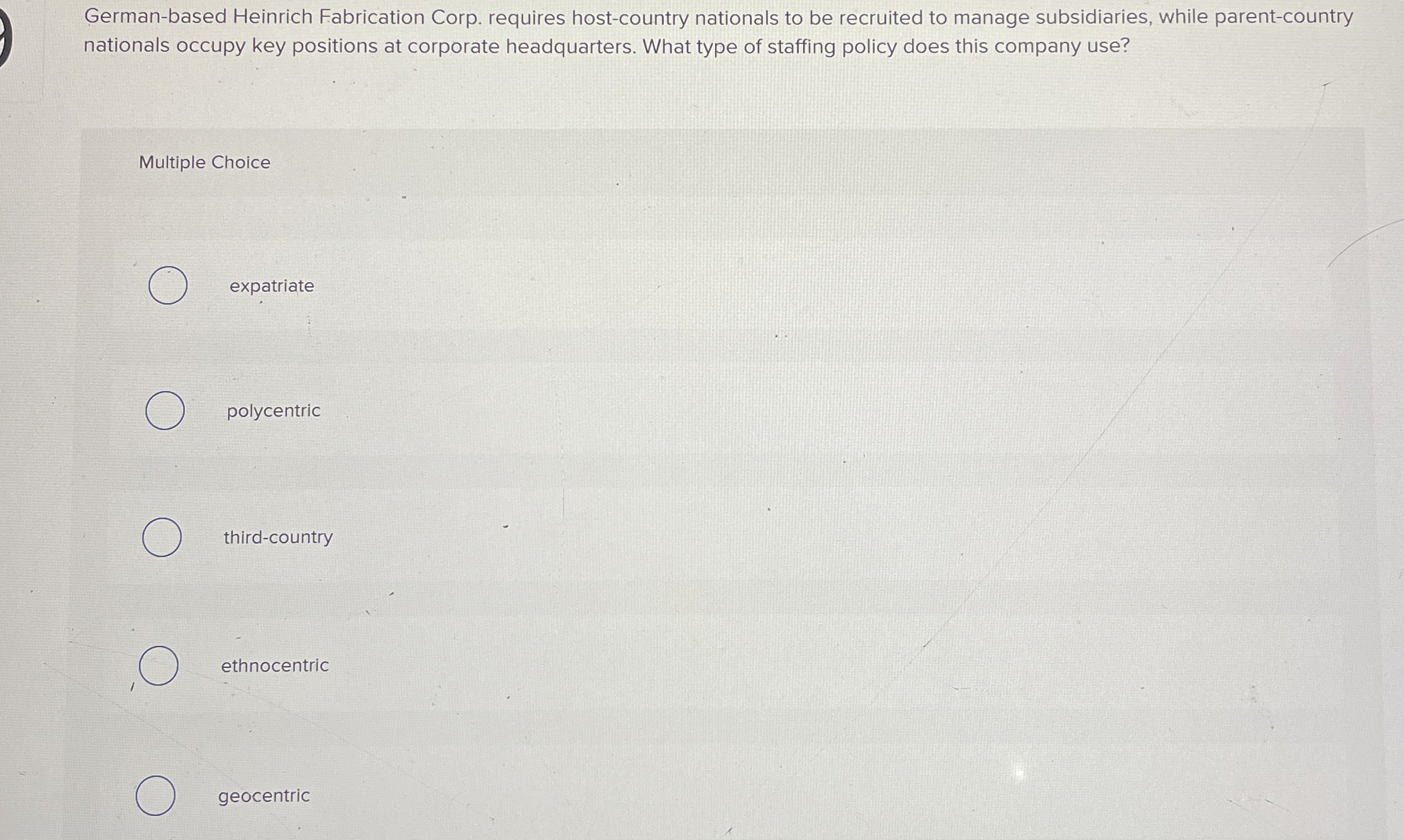 German - based Heinrich Fabrication Corp.