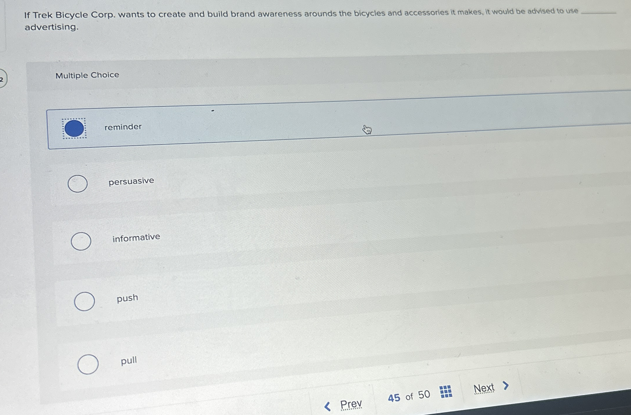 If Trek Bicycle Corp. wants to create and build