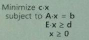 For each of the two problems below, find a dual