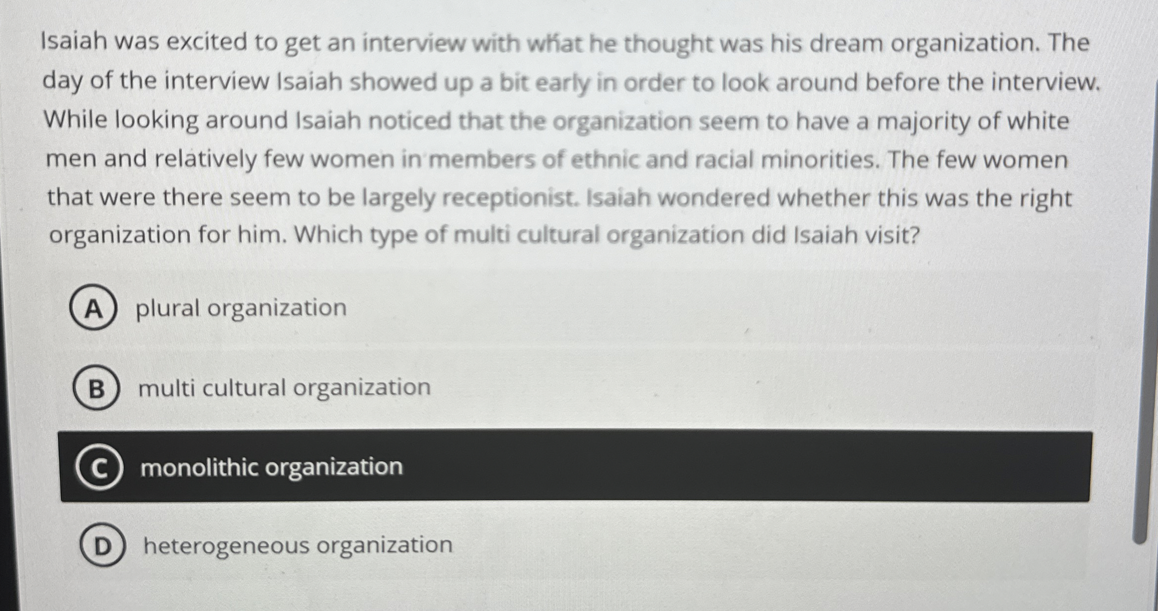 Isaiah was excited to get an interview with what