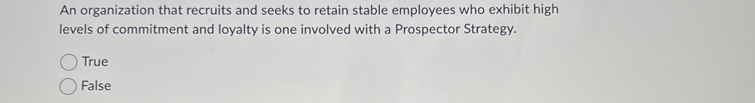 An organization that recruits and seeks to retain