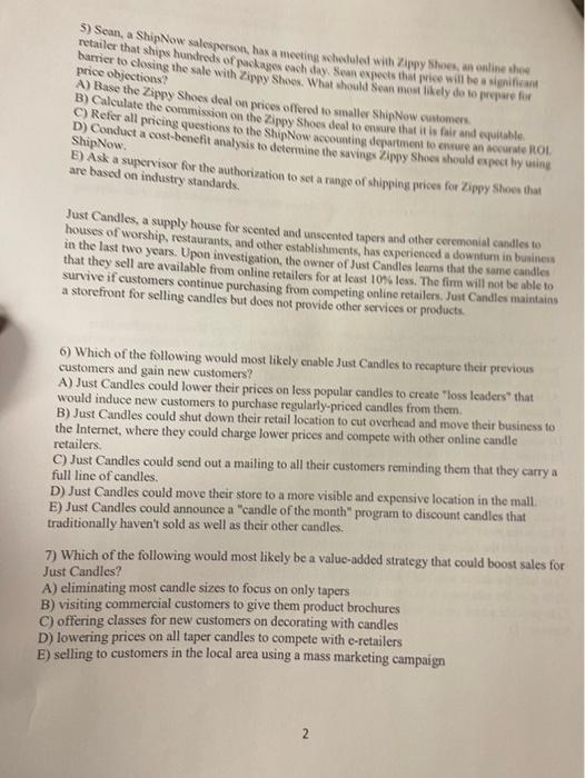 A customer walks into a ShipNow location with