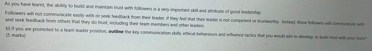 As you have learnt, the ability to build and