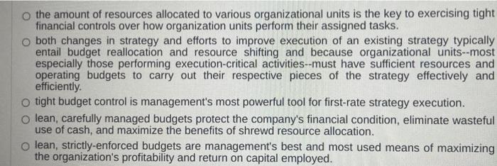 Good strategy execution requires that top