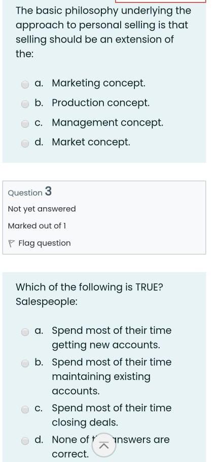 The basic philosophy underlying the approach to