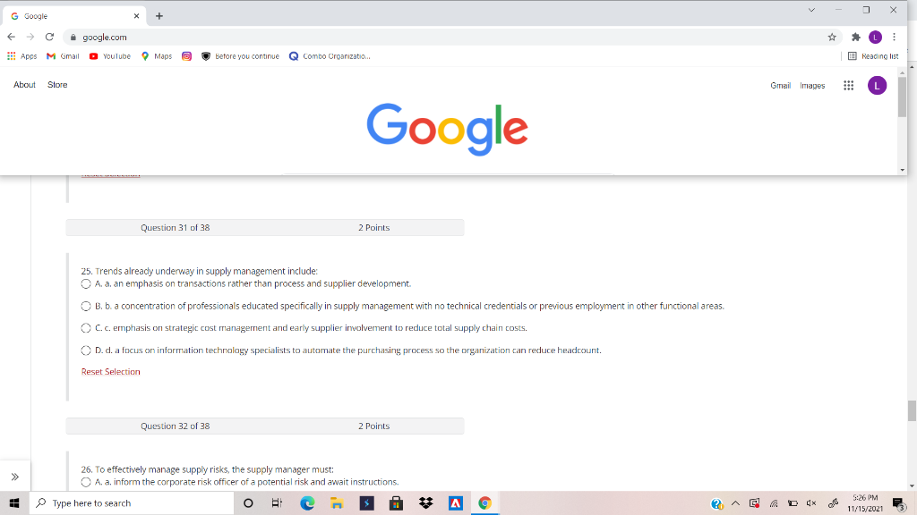 X G Google google.com Apps M Gmail YouTube Maps