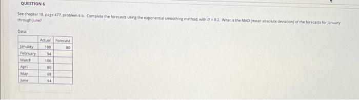 please answer 6,7,8 QUESTION 6 See chapter 18,