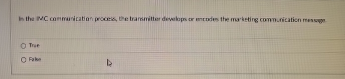 In the IMC communication process, the transmitter