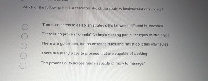 Which of the following is not a characteristic of