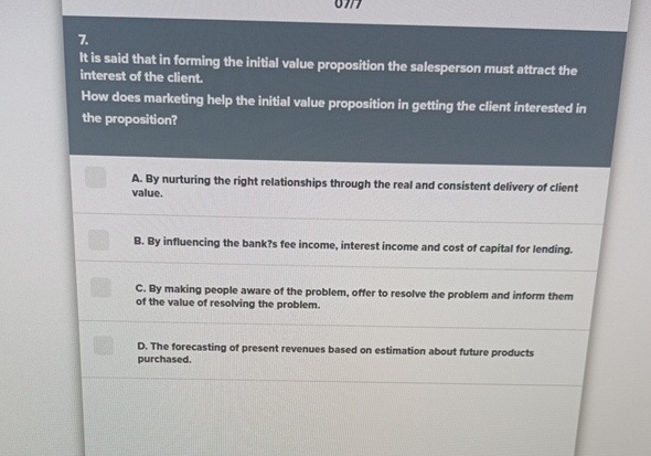 It is said that in forming the initial value