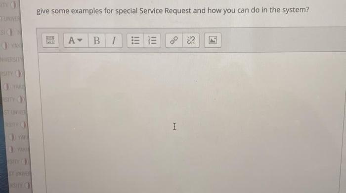 These are questions on computerized reservations
