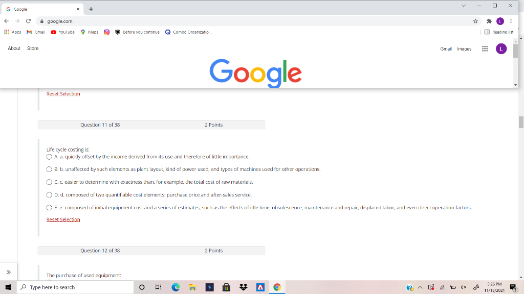 X G Google google.com Apps M Gmail YouTube Maps