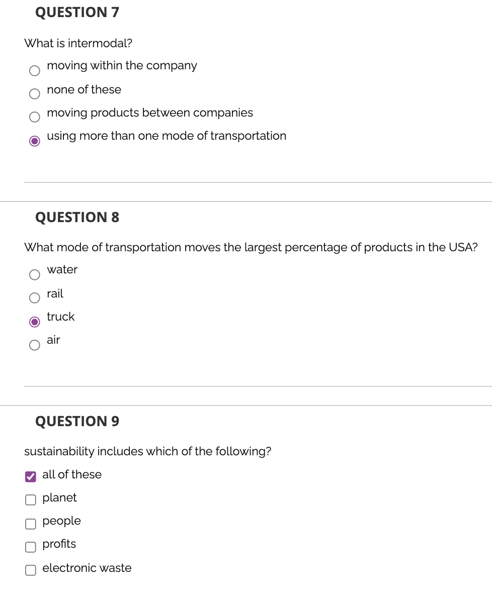 Please help me with these questions! QUESTION 7