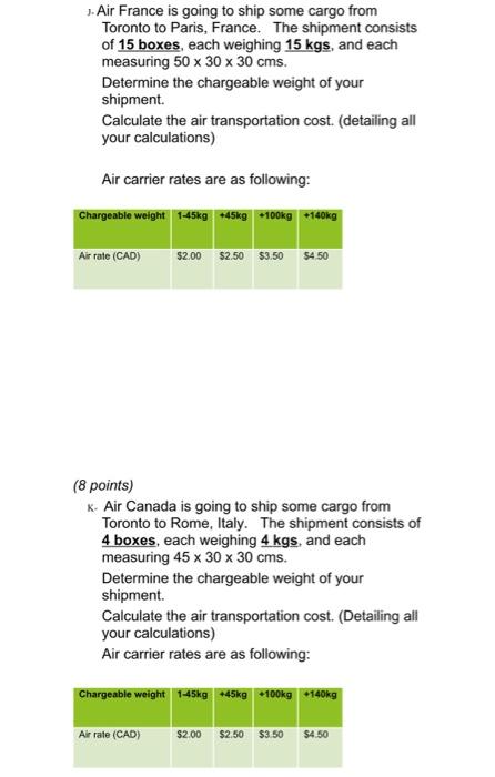 - Air France is going to ship some cargo from