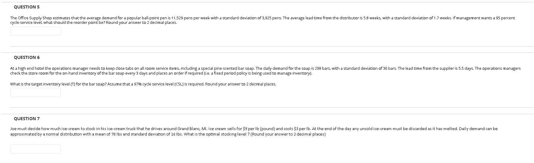 Answer all correctly for 100% thumbs up!