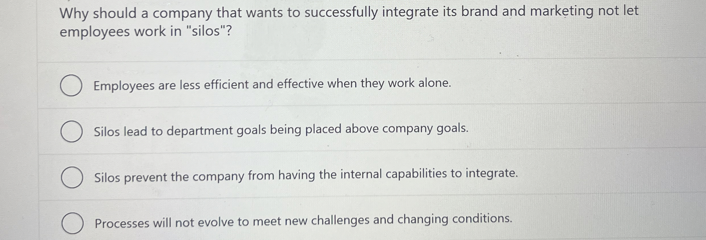 Why should a company that wants to successfully