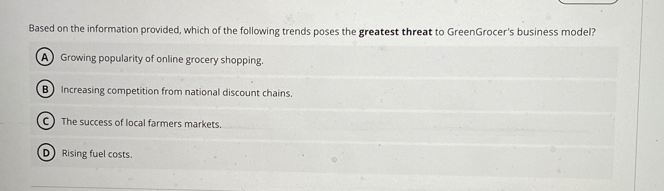 Based on the information provided, which of the