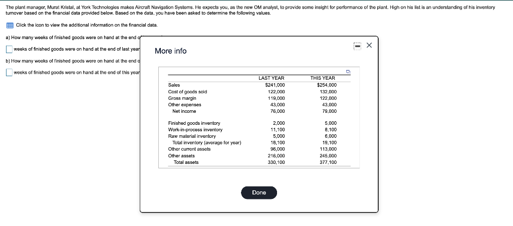 The plant manager, Murat Kristal, at York