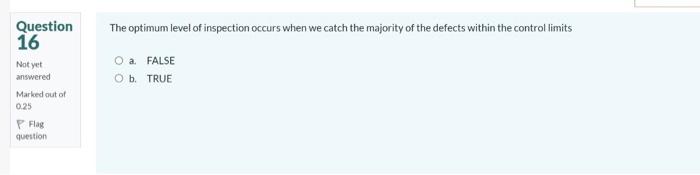 Plz answer Q 16 and 17 Question The optimum level