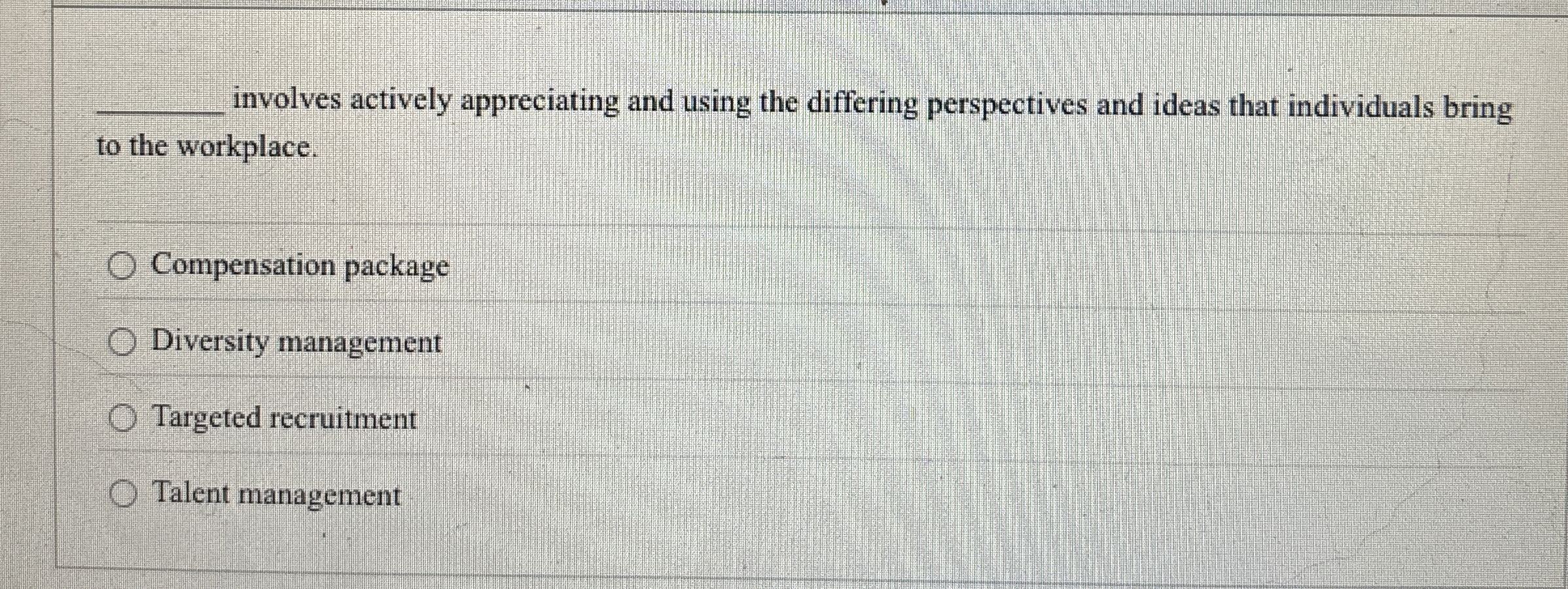 q , involves actively appreciating and using the