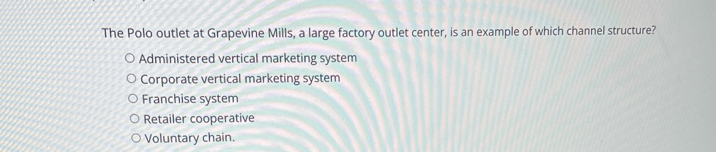 The Polo outlet at Grapevine Mills, a large