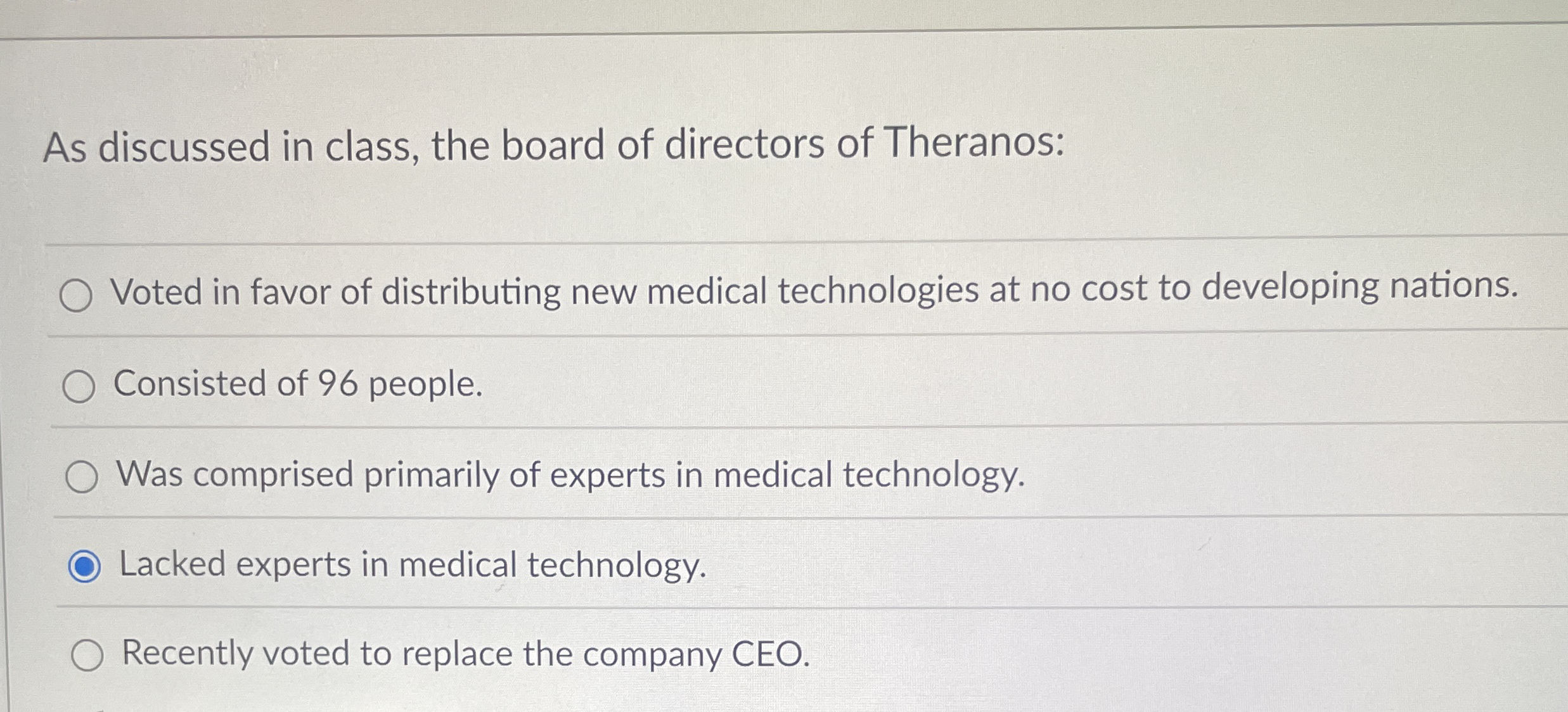 As discussed in the case, Merck's decision to